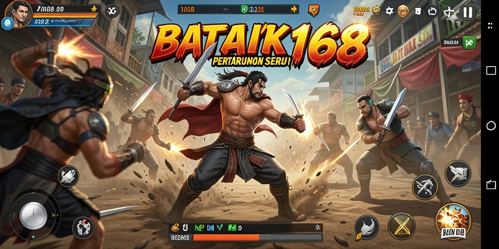 Tangkapan layar aksi seru dari gameplay BATIK168.