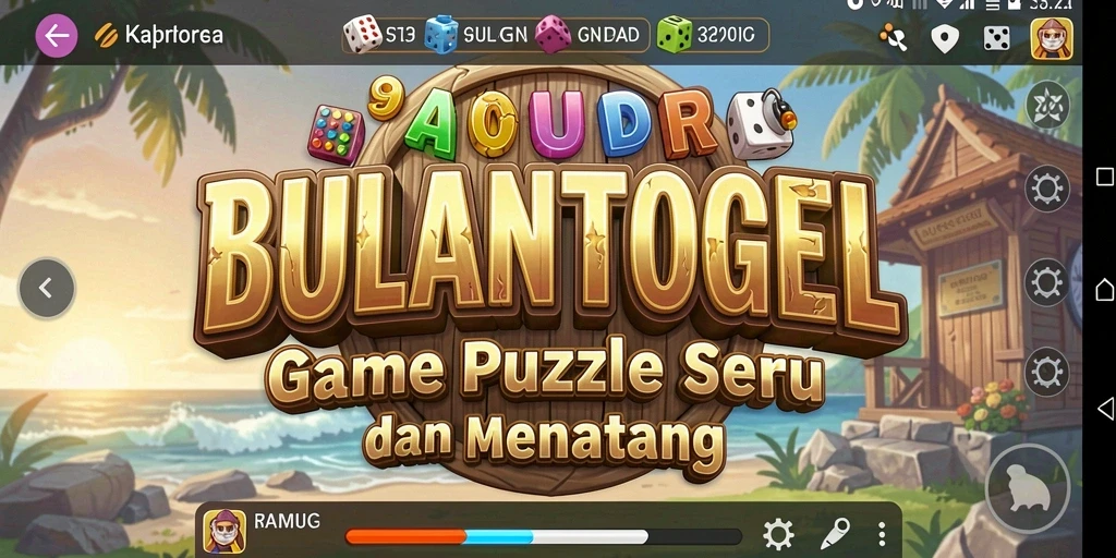 Screenshot gameplay BULANTOGEL dengan tantangan Puzzle yang menarik.
