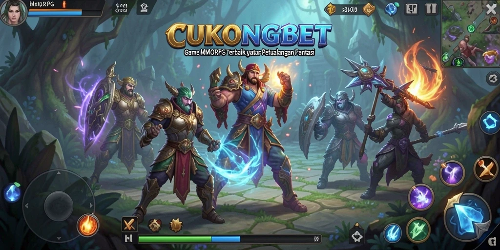 Tampilan dinamis dari gameplay <strong>CUKONGBET</strong> dengan petualangan seru dan pertarungan epik.
