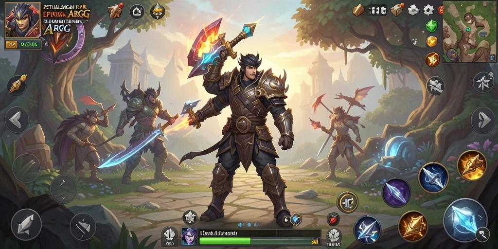 Tampilan gameplay D06 yang penuh aksi dan petualangan.