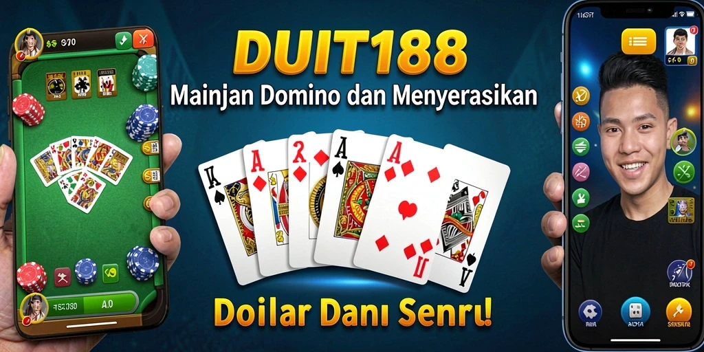 Screenshot gameplay domino yang menarik dan interaktif dari DUIT188.