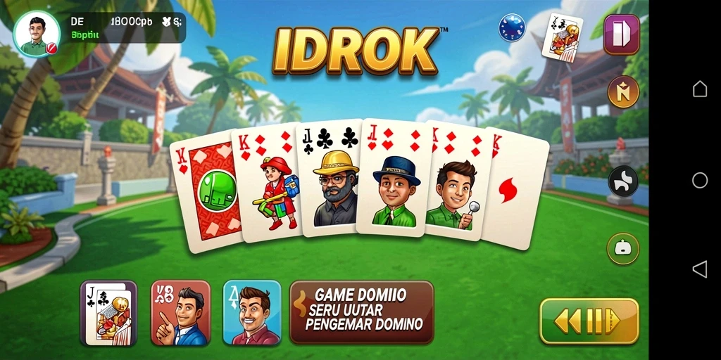 Tampilan screenshot gameplay IDROK yang seru dan interaktif.