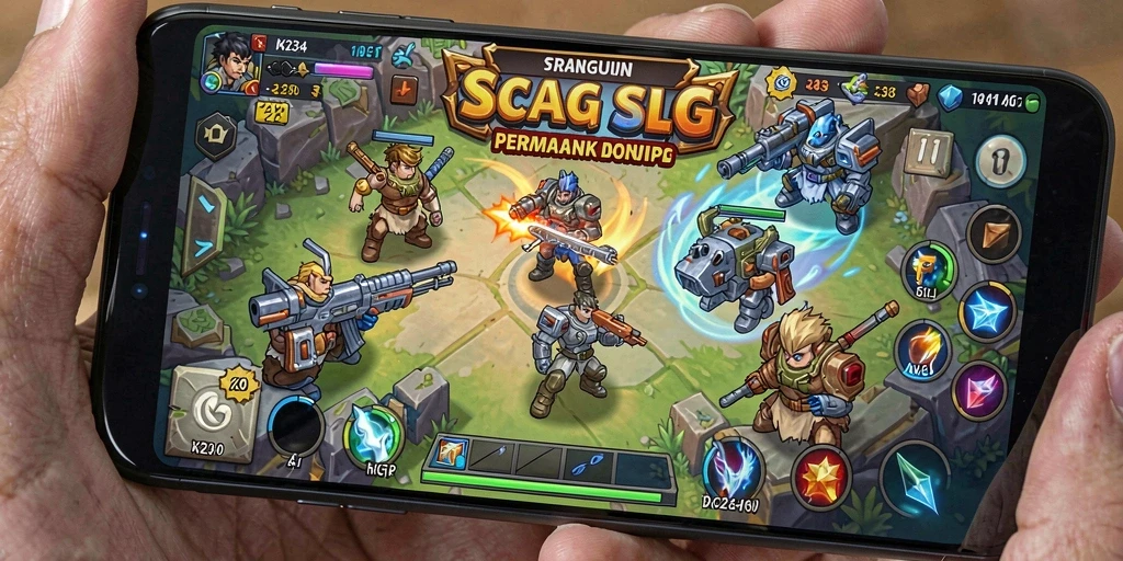 Screenshot menampilkan gameplay mendalam K234 dengan strategi yang intens.