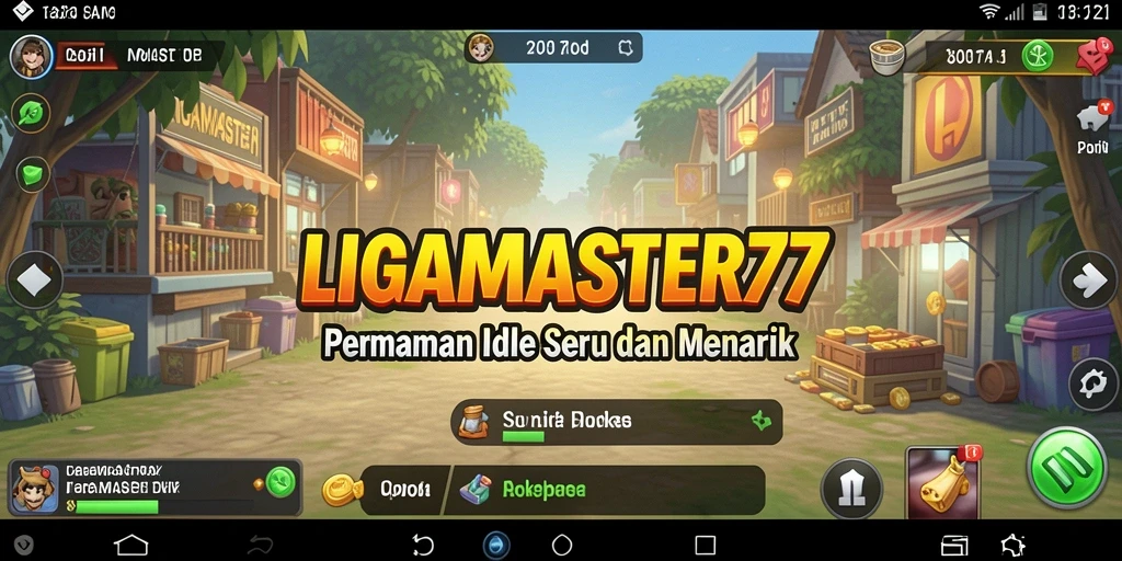 Tampilan gameplay seru dan menarik dari LIGAMASTER77.