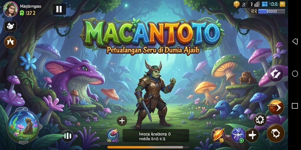 Tampilan gameplay MACANTOTO yang menegangkan dan penuh warna.