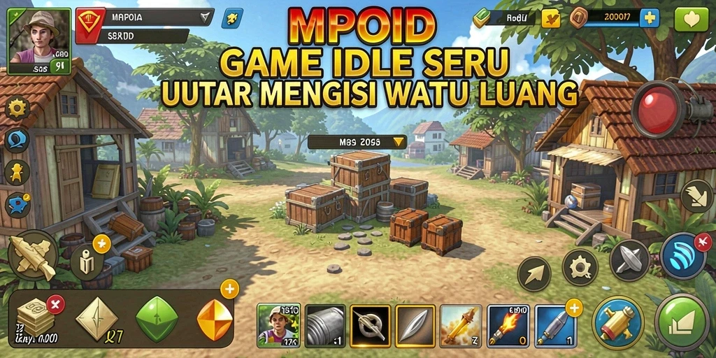 Tampilan gameplay yang menarik dan penuh warna dari MPOID.