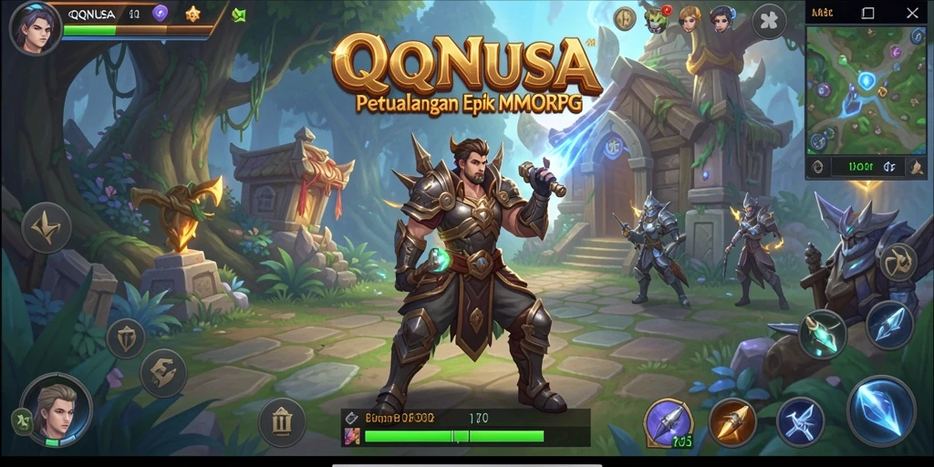 Gameplay seru di dunia fantasi QQNUSA yang penuh petualangan.