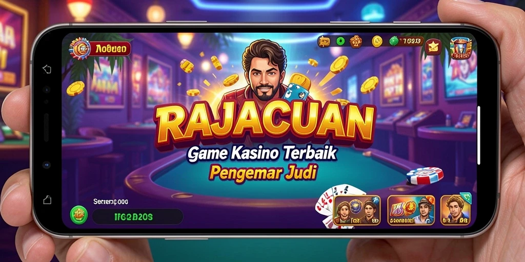 Screenshot gameplay RAJACUAN yang menampilkan keseruan permainan Kasino.