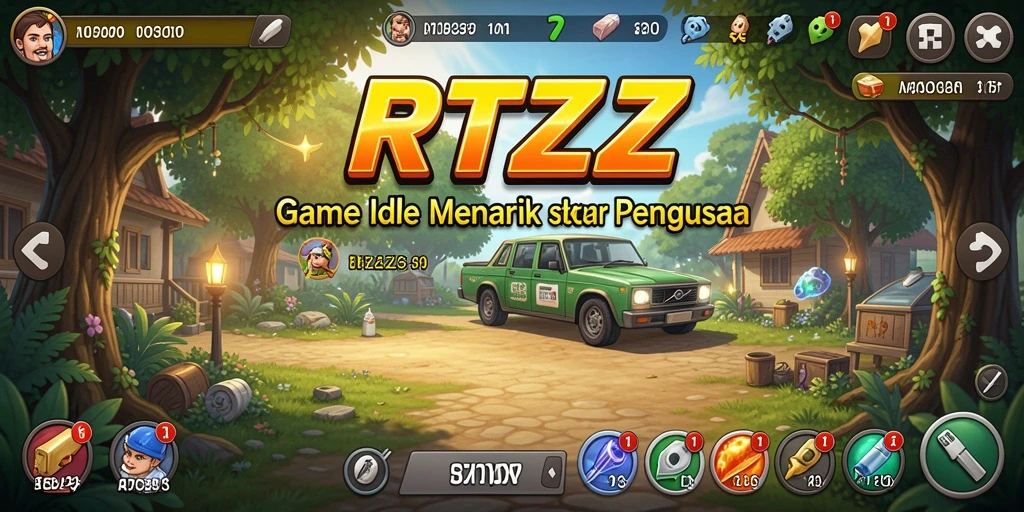 Tampilan gameplay RTZZ menampilkan mekanisme Idle yang menarik.