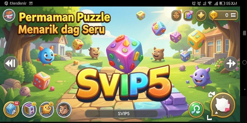 Tampilan gameplay seru dari SVIP5 dengan tantangan puzzle.