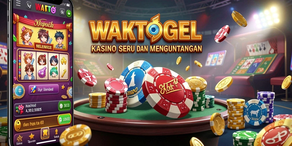Tampilan gameplay menarik dari aplikasi kasino WAKTOGEL.