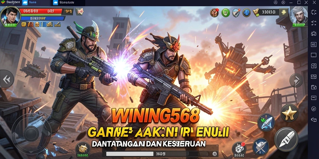 Screenshot utama WINNING568 menampilkan aksi seru dan grafis yang memukau.